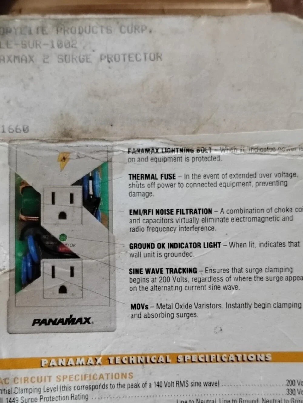 panamax *outlet plug